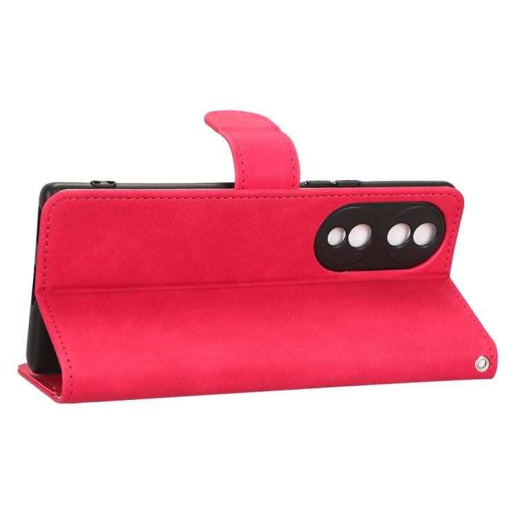 For Honor 70 5G Skin Feel Magnetic Flip Leather Phone Case