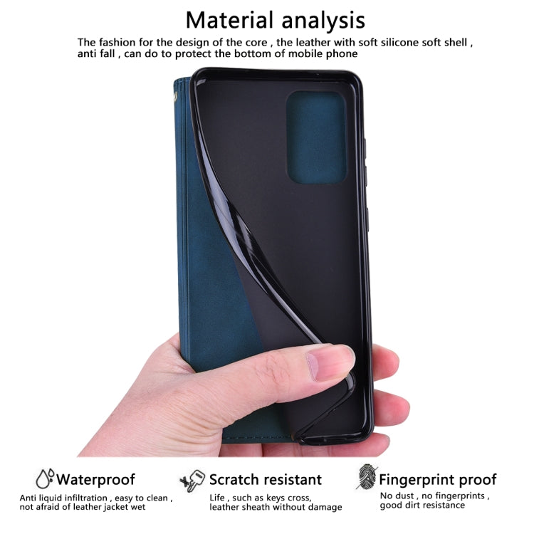 For iPhone 14 Pro Frosted Business Magnetic Horizontal Flip PU Phone Case