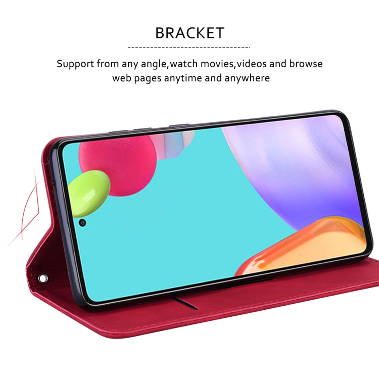 For iPhone 14 Frosted Business Magnetic Horizontal Flip PU Phone Case
