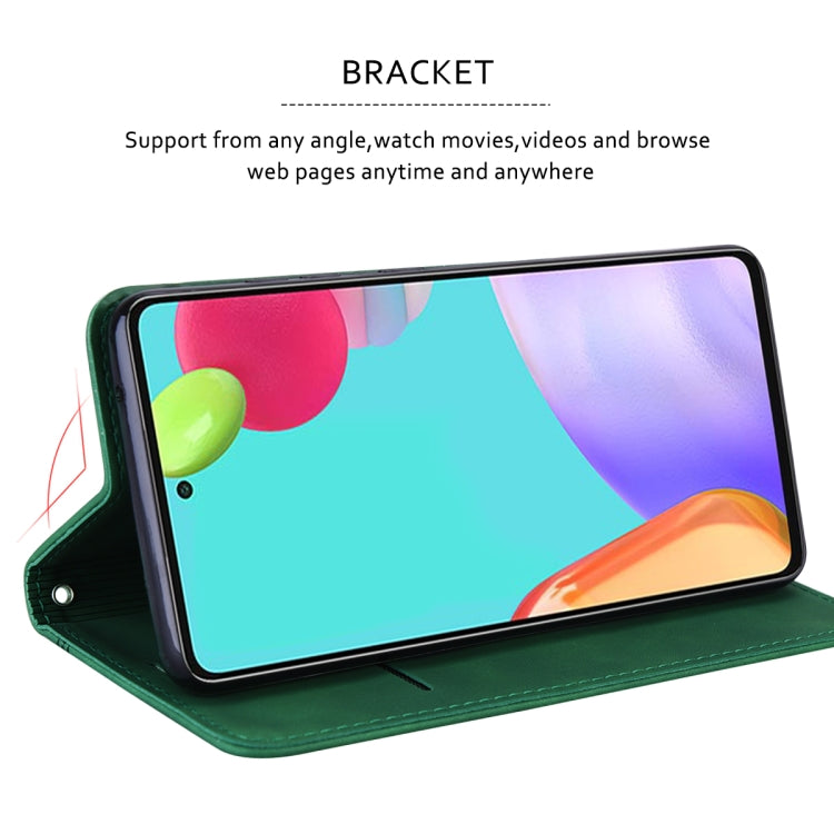 For iPhone 14 Frosted Business Magnetic Horizontal Flip PU Phone Case