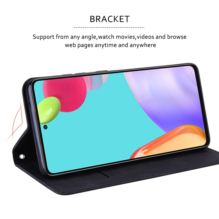 For iPhone 14 Frosted Business Magnetic Horizontal Flip PU Phone Case
