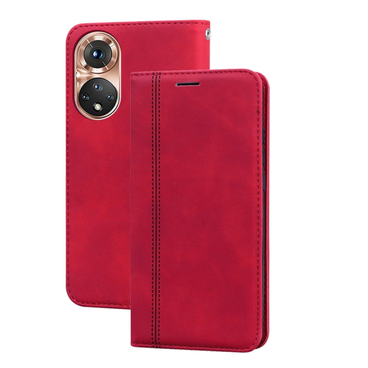 For Honor X7/Play 30 Plus Frosted Business Magnetic Horizontal Flip PU Phone Case