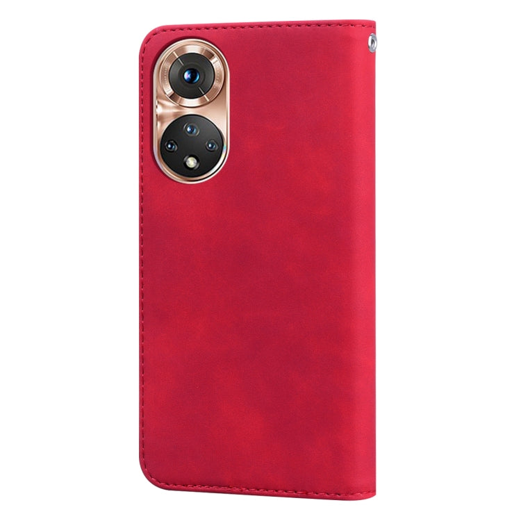 For Honor X7/Play 30 Plus Frosted Business Magnetic Horizontal Flip PU Phone Case