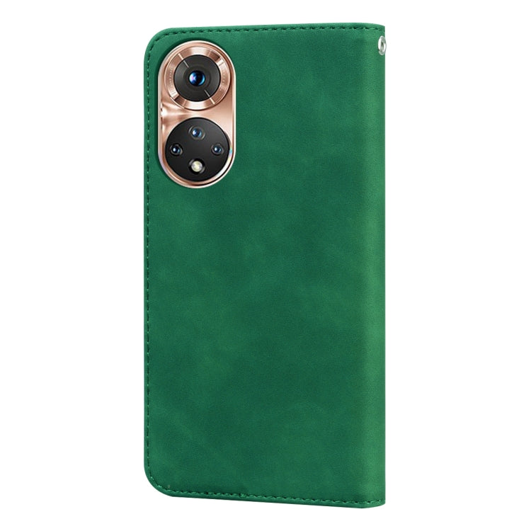 For Honor X7/Play 30 Plus Frosted Business Magnetic Horizontal Flip PU Phone Case