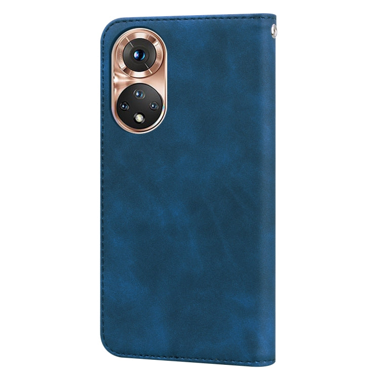 For Honor X7/Play 30 Plus Frosted Business Magnetic Horizontal Flip PU Phone Case