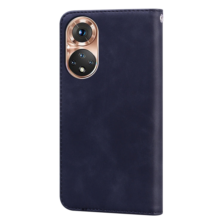 For Honor X7/Play 30 Plus Frosted Business Magnetic Horizontal Flip PU Phone Case
