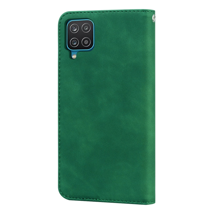 For Samsung Galaxy M33 5G Global Frosted Business Magnetic Horizontal Flip PU Phone Case