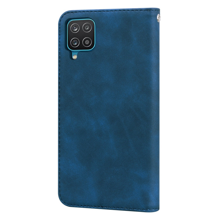 For Samsung Galaxy M33 5G Global Frosted Business Magnetic Horizontal Flip PU Phone Case