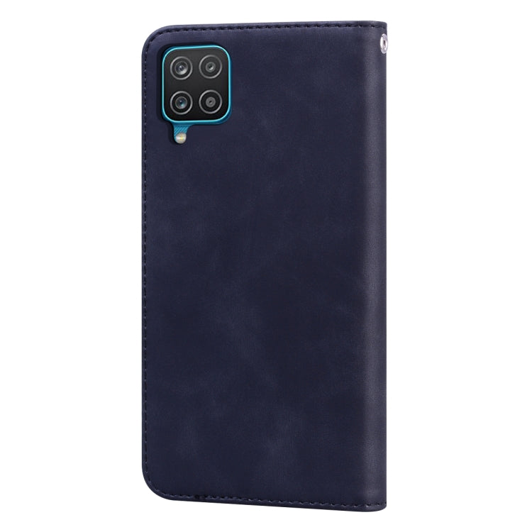 For Samsung Galaxy M33 5G Global Frosted Business Magnetic Horizontal Flip PU Phone Case