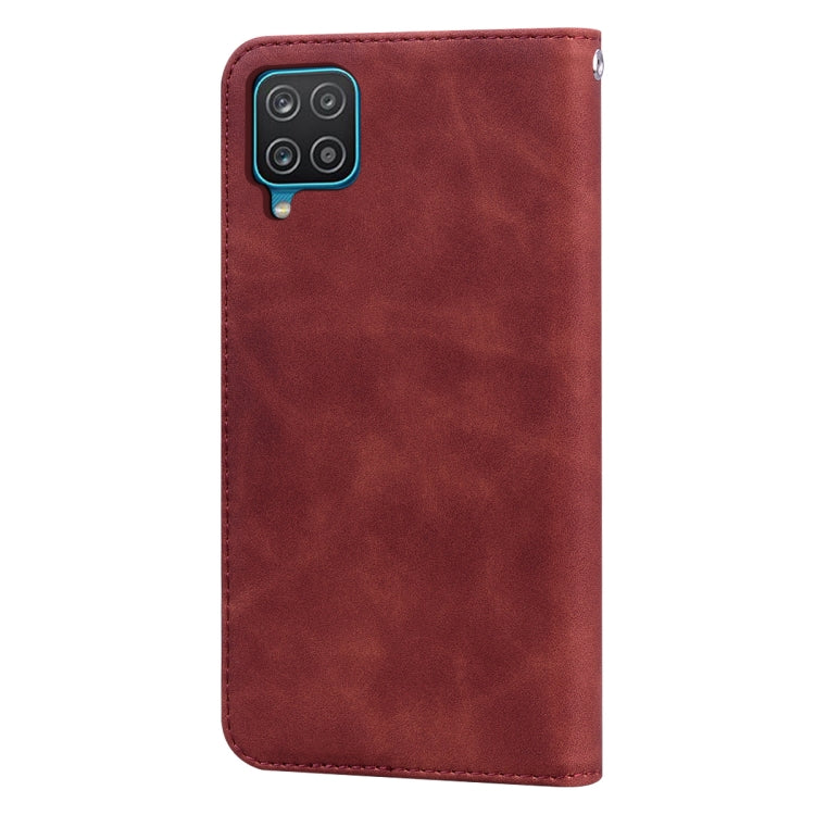 For Samsung Galaxy M53 Frosted Business Magnetic Horizontal Flip PU Phone Case