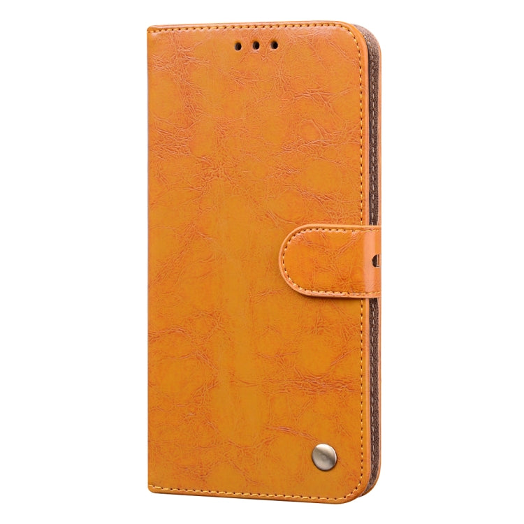 For iPhone 14 Pro Max Oil Wax Texture Leather Phone Case