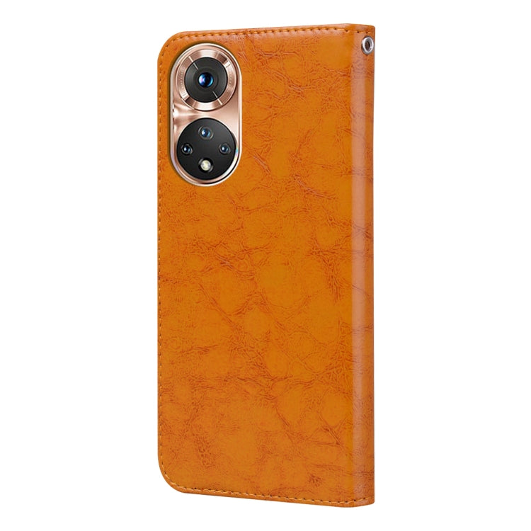 For Honor X7/Play 30 Plus Oil Wax Texture Leather Phone Case