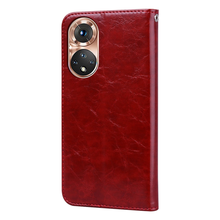 For Honor X7/Play 30 Plus Oil Wax Texture Leather Phone Case