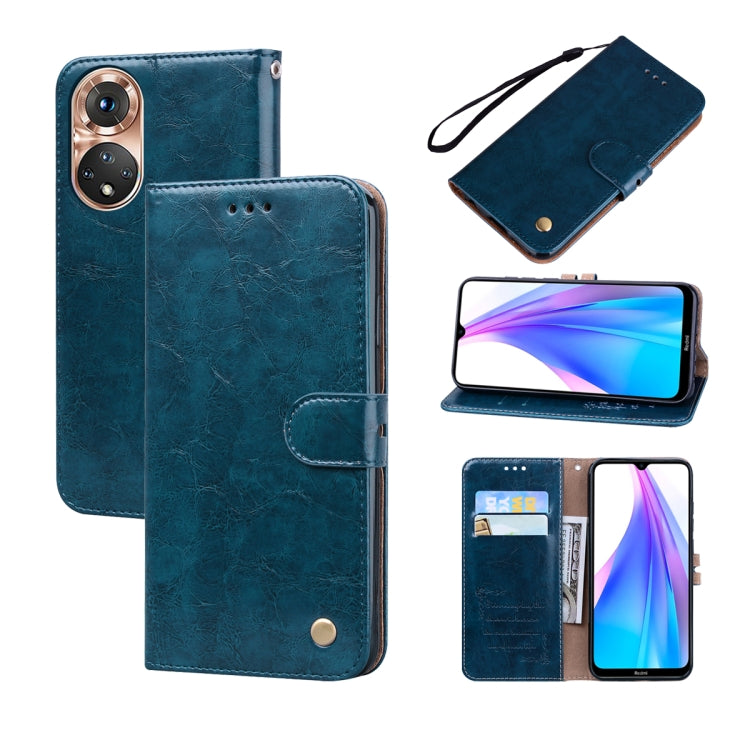 For Honor X7/Play 30 Plus Oil Wax Texture Leather Phone Case