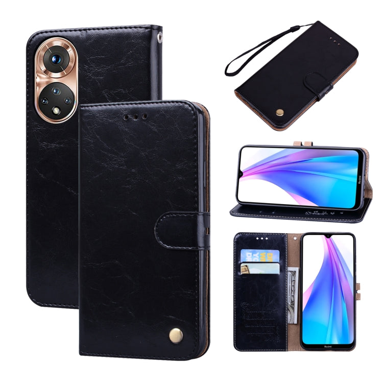 For Honor X7/Play 30 Plus Oil Wax Texture Leather Phone Case