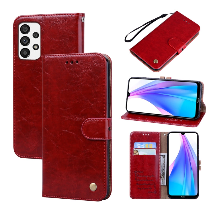 For Samsung Galaxy A73 5G Oil Wax Texture Leather Phone Case