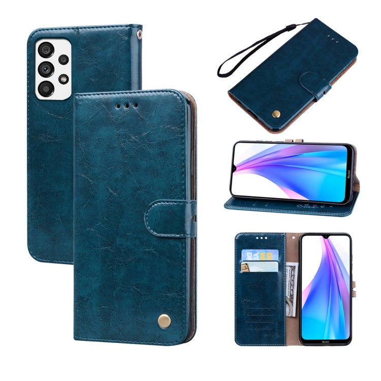 For Samsung Galaxy A73 5G Oil Wax Texture Leather Phone Case