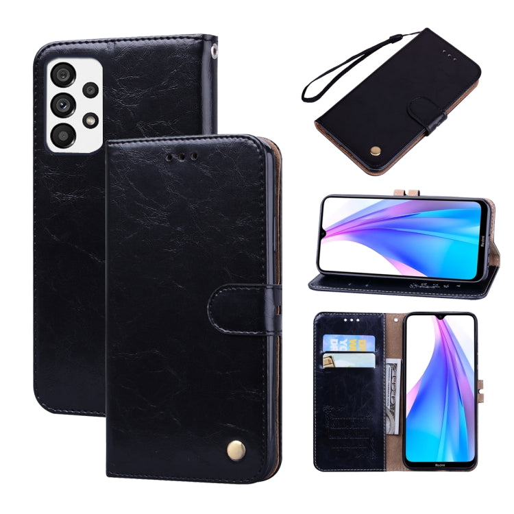 For Samsung Galaxy A73 5G Oil Wax Texture Leather Phone Case