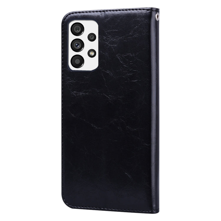 For Samsung Galaxy A73 5G Oil Wax Texture Leather Phone Case