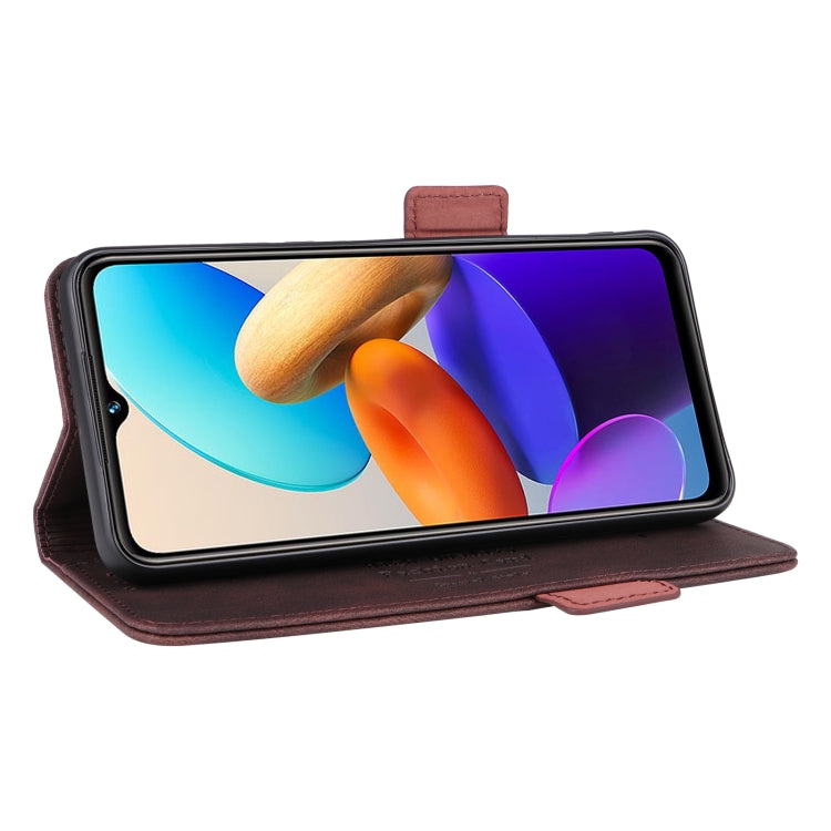 For vivo Y22s / Y35 Magnetic Clasp Leather Phone Case