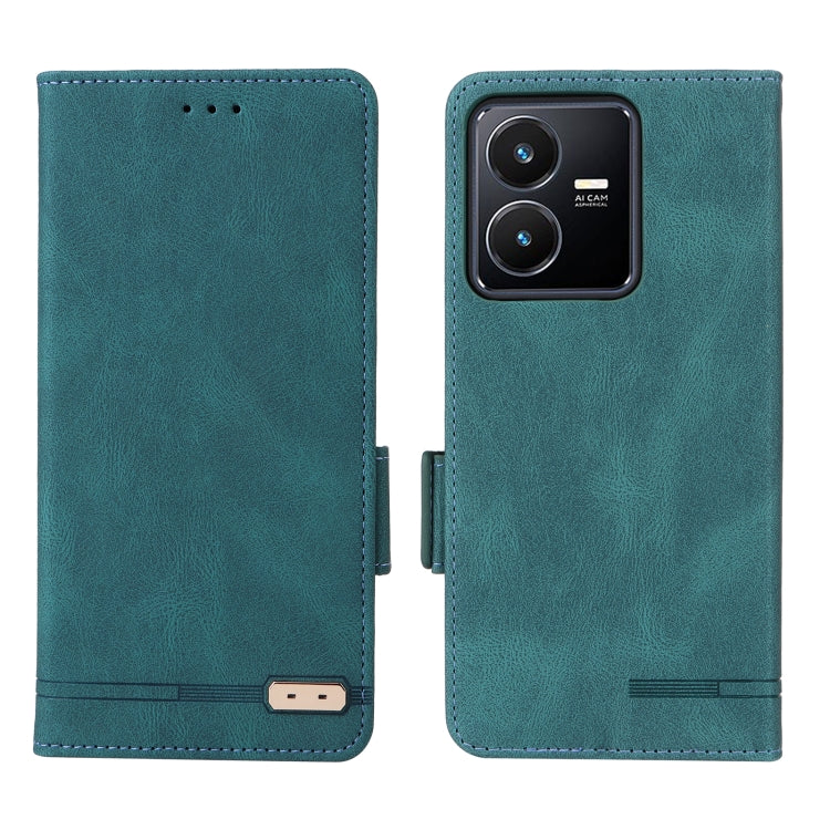 For vivo Y22s / Y35 Magnetic Clasp Leather Phone Case