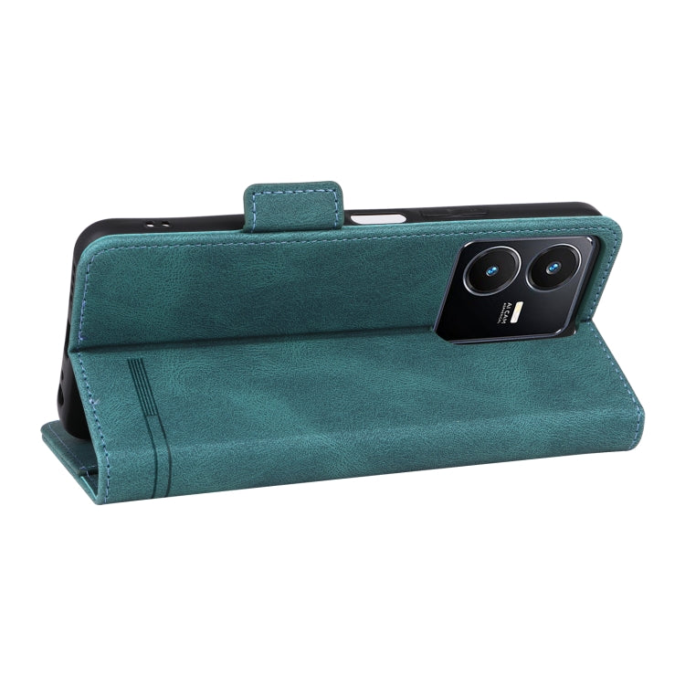 For vivo Y22s / Y35 Magnetic Clasp Leather Phone Case