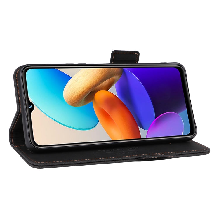 For vivo Y22s / Y35 Magnetic Clasp Leather Phone Case