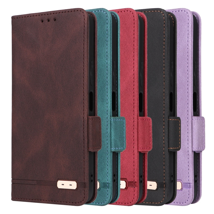For vivo Y22s / Y35 Magnetic Clasp Leather Phone Case