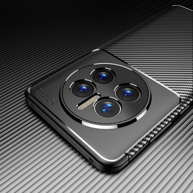 For Huawei Mate 50 Pro Carbon Fiber Texture Fine Hole TPU Phone Case