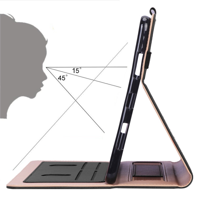 WY-2099 For Huawei MatePad Pro 10.8 inch 2019 Business Vintage Texture TPU Tablet PC Protective Cover with Bracket & Hand Support & Card Slots Function, without Sleep Function