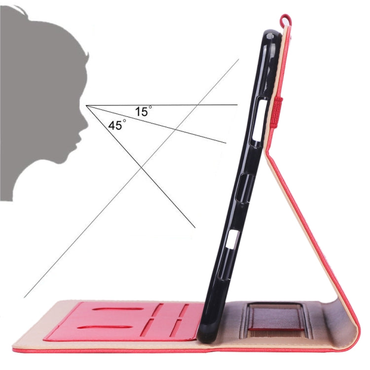 WY-2099 For Huawei MatePad Pro 10.8 inch 2019 Business Vintage Texture TPU Tablet PC Protective Cover with Bracket & Hand Support & Card Slots Function, without Sleep Function