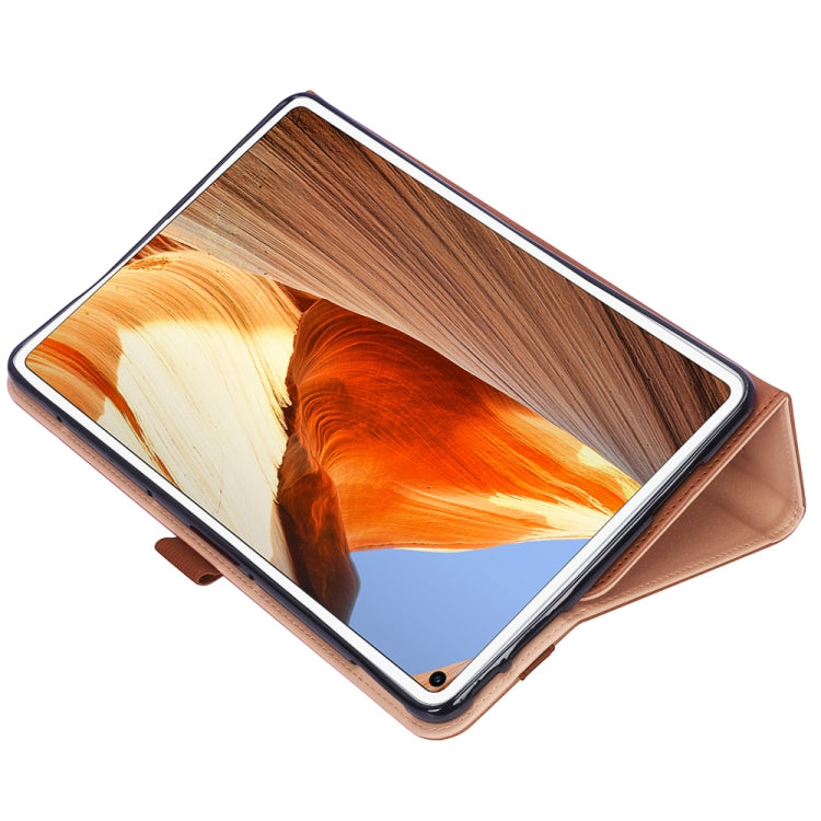 WY-2099 For Huawei MatePad Pro 10.8 inch 2019 Business Vintage Texture TPU Tablet PC Protective Cover with Bracket & Hand Support & Card Slots Function, without Sleep Function