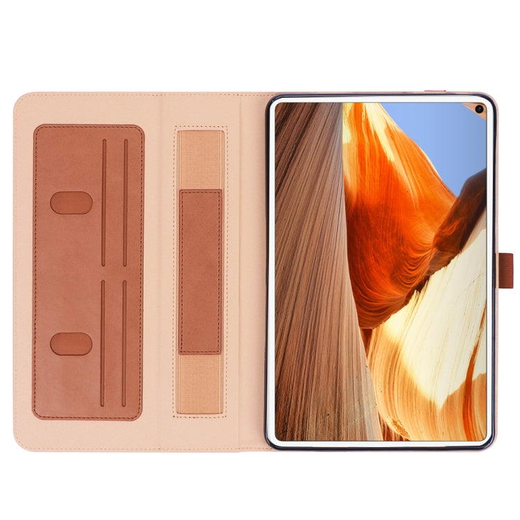 WY-2099 For Huawei MatePad Pro 10.8 inch 2019 Business Vintage Texture TPU Tablet PC Protective Cover with Bracket & Hand Support & Card Slots Function, without Sleep Function