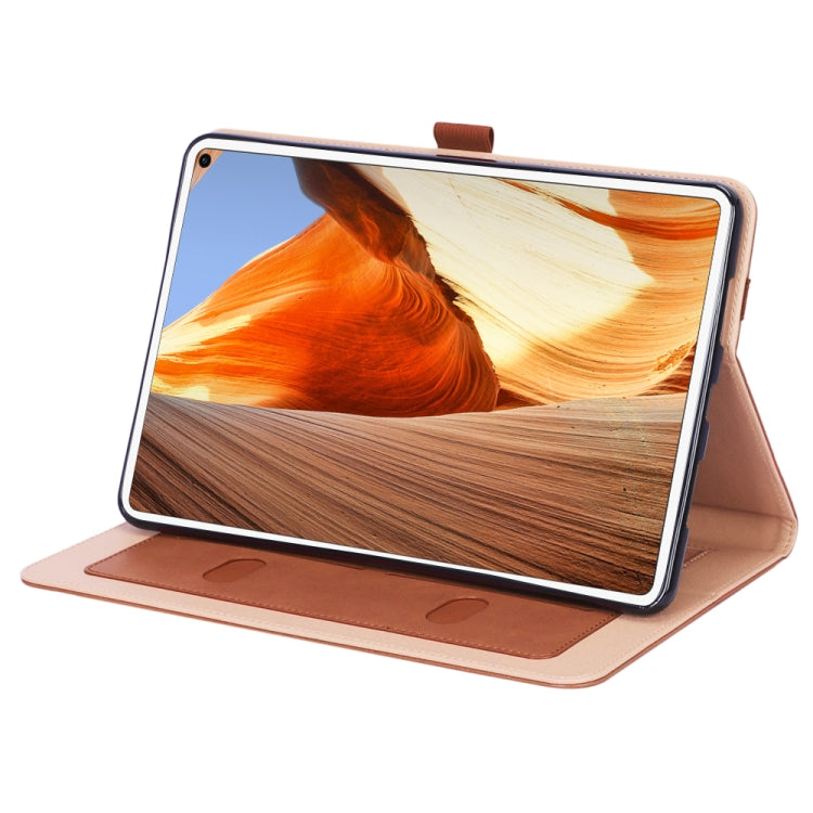 WY-2099 For Huawei MatePad Pro 10.8 inch 2019 Business Vintage Texture TPU Tablet PC Protective Cover with Bracket & Hand Support & Card Slots Function, without Sleep Function