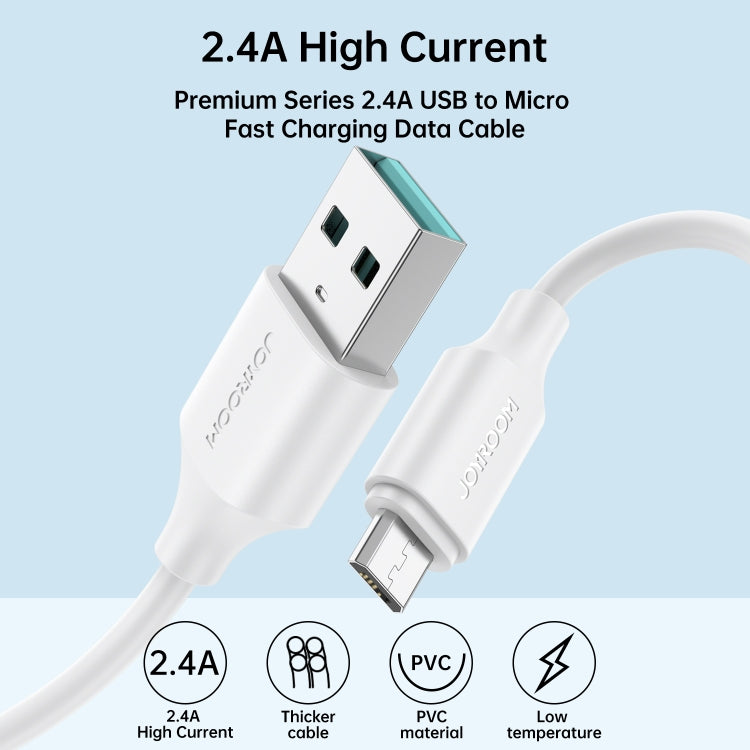 JOYROOM S-UM018A9 2.4A USB to Micro USB Fast Charging Data Cable, Length:2m
