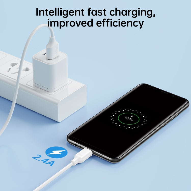 JOYROOM S-UM018A9 2.4A USB to Micro USB Fast Charging Data Cable, Length:2m
