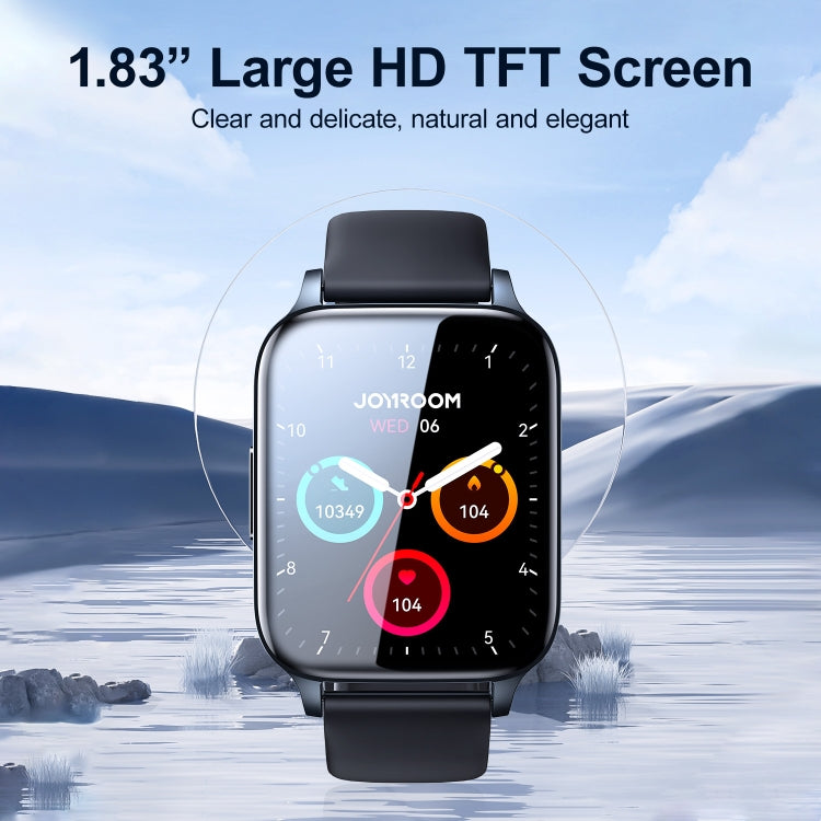 JOYROOM Fit-Life Series JR-FT3 1.83 inch Bluetooth Smart Watch Support Call / Heart Rate Monitoring(Grey)
