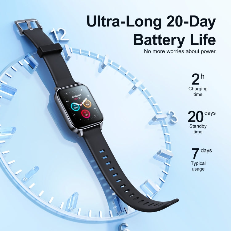 JOYROOM Fit-Life Series JR-FT3 1.83 inch Bluetooth Smart Watch Support Call / Heart Rate Monitoring(Grey)