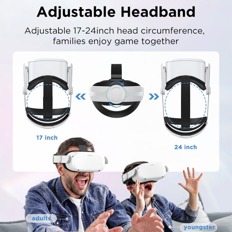 JOYROOM JR-QS1 For Oculus Quest 2 Adjustable VR Glasses Comfort Head Strap