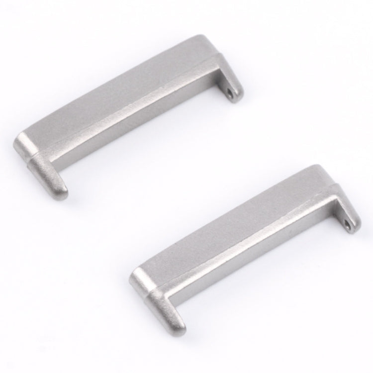 For Fitbit Versa 4 / Sense 2 1 Pair Universal Metal Watch Band Connectors