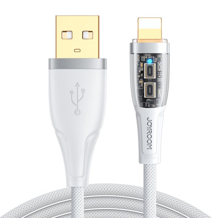 JOYROOM S-UL012A3 2.4A USB to 8 Pin Intelligent Power-Off Fast Charging Data Cable, Length:1.2m
