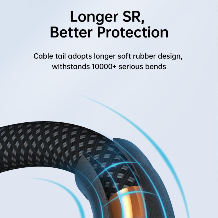 JOYROOM S-UL012A3 2.4A USB to 8 Pin Intelligent Power-Off Fast Charging Data Cable, Length:1.2m