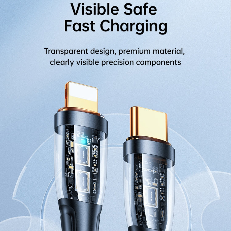 JOYROOM S-CL020A3 20W USB-C/Type-C to 8 Pin Intelligent Power-Off Fast Charging Data Cable, Length:1.2m