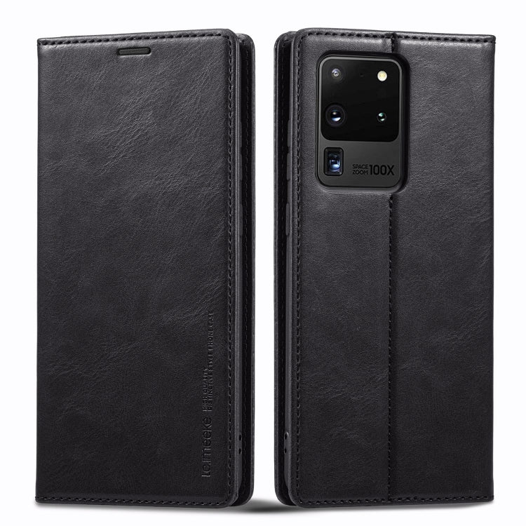 For Samsung Galaxy S20 Ultra LC.IMEEKE RFID Anti-theft Leather Phone Case