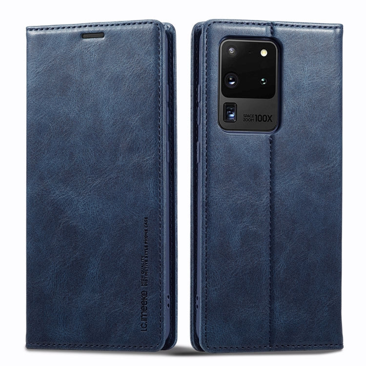 For Samsung Galaxy S20 Ultra LC.IMEEKE RFID Anti-theft Leather Phone Case