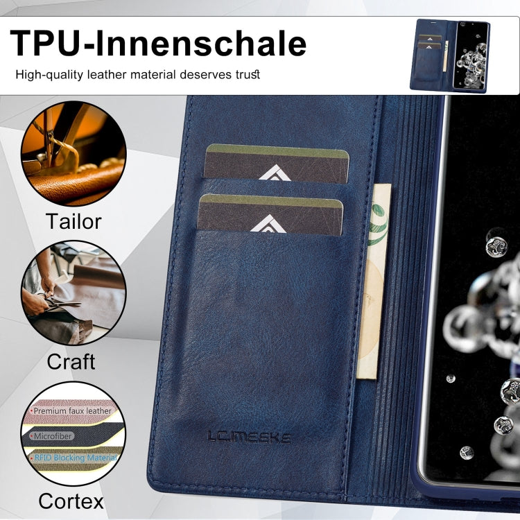 For Samsung Galaxy S20 Ultra LC.IMEEKE RFID Anti-theft Leather Phone Case
