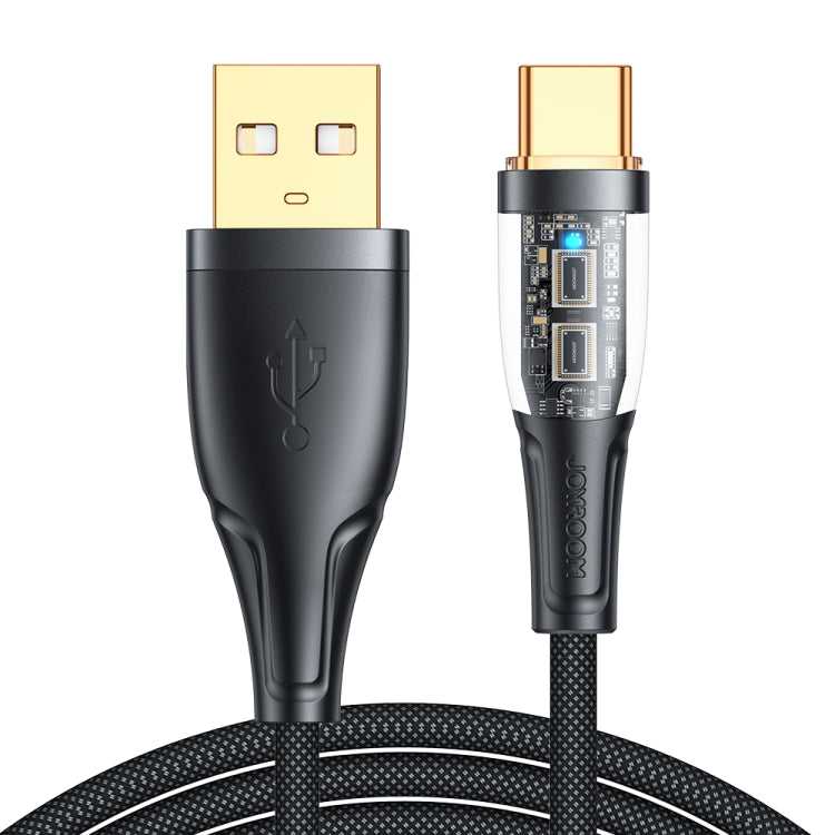 JOYROOM S-UC027A3 3A USB to USB-C/Type-C Intelligent Power-Off Fast Charging Data Cable, Length:1.2m