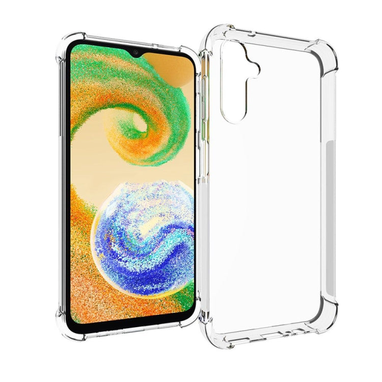 For Samsung Galaxy A14 5G Shockproof Non-slip Thickening TPU Phone Case(Transparent)