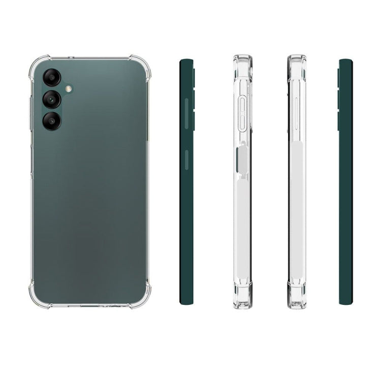 For Samsung Galaxy A14 5G Shockproof Non-slip Thickening TPU Phone Case(Transparent)