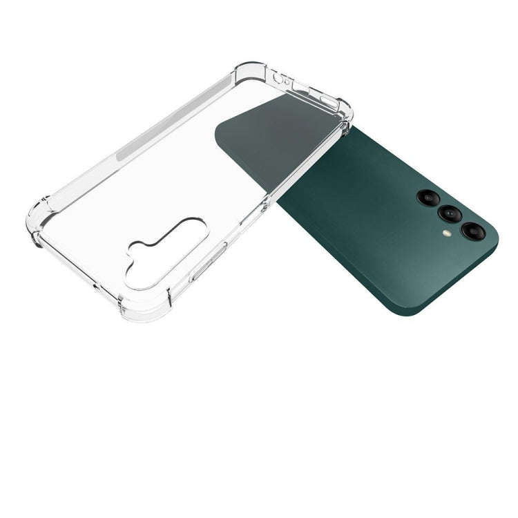 For Samsung Galaxy A14 5G Shockproof Non-slip Thickening TPU Phone Case(Transparent)